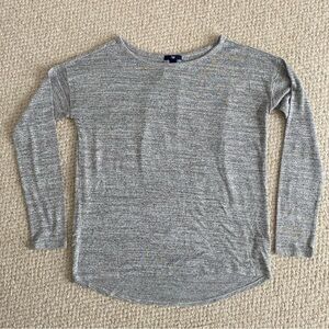 GAP Heather Gray Knit Top Women’s Size Small